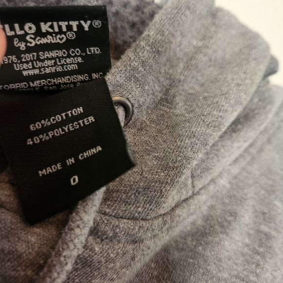 Torrid X Sanrio Hello kitty full zip plus sized hoodie - Picture 5 of 8